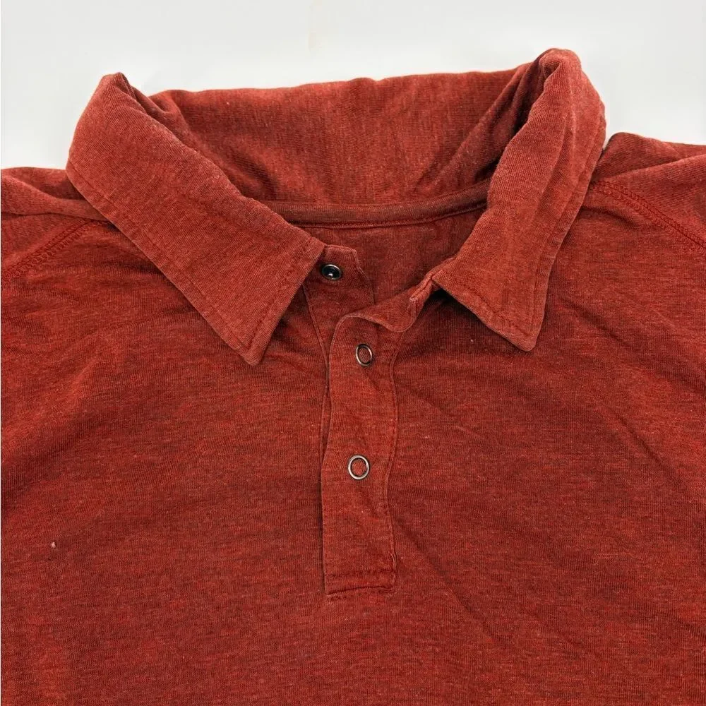 REI | Men's engineered Rust Polo Shirt